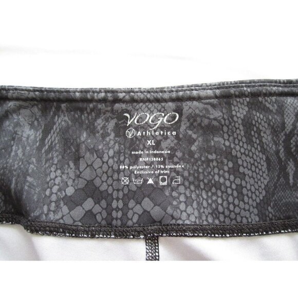 Women Vogo Athletica Snake Polyester/Spandex Stretch Legging Pant Sz XL (WP110) - Picture 2 of 10